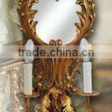 Wooden Classical Hand Carved Wall Mirror, MOQ:1PCS(B70112) thumbnail-1