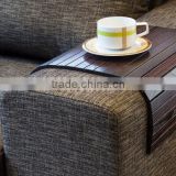 Sofa Tray Table brown & white, Wooden TV tray