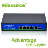 Unmanaged Poe Switch Fiber Optic 4+2 Port 48V for CCTV thumbnail-2