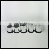 600ml Cylinder Glass Candle Cup With Slate Stone Lid thumbnail-3