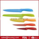 Set of 5pcs Knife Set Non Stick Color Kitchen Knife With EVA Box Packing thumbnail-1