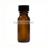 0.5 oz Amber Glass Boston Round Bottle thumbnail-3