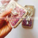 Bling Bling Glitter Floating Star Quicksand Brooch Clear Tpu Phone Case for Iphone 6 thumbnail-5
