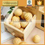 Natural Unfinished Carving Handmade Ebony Cheap Pine Painted Art 12mm Wood Beads With Large Hole thumbnail-1