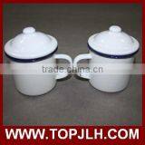 Thermal Printable White Enamel Mugs With Lids From China Supplier thumbnail-1