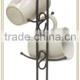 Hot Sale Metal Wire Scroll Mug Tree thumbnail-1