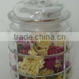 Kitchen Cylinder Glass Tea Pot/storage Jars thumbnail-1