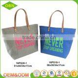 Wholesale Cheap Canvas Tote Beach Bag for Women thumbnail-5