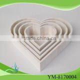 White Heart Wood Box Home Decoration With Factory Price thumbnail-1