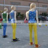 Fiberglass Shopping Girls Character Sculpture thumbnail-3