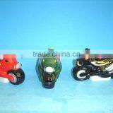 Motobike Shape Ceramic Piggy Bank for Sale