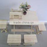 Heavy-duty Space-saving Dining Table and Chairs thumbnail-6