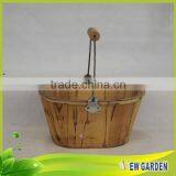 China Different Types Wooden Garden Flower Pot By Handicraft thumbnail-6