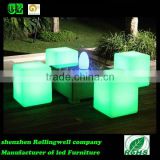 40cm led cube for home wedding decoration, battery powered led cube chair, LED cube