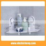 Bathroom Wall Mounted Aluminium Corner Shelf Bath Accessories Storage Holder thumbnail-2