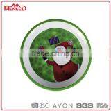 Modern Kitchen Designs SGS Wholesale Santa Claus Painted Round 14 Inch Dinner Plates Plastic Melamine Plates and Dishes thumbnail-1