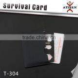 Colorfull Black Multi Card ,stainless Steel Survival Multi-functional in One Card thumbnail-2
