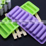 Safe Silicone Ice Cube Tray , Ice Cream Bar Molds thumbnail-1
