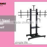 Simple Screen Mount Display LCD Monitor Holder Movable TV Bracket Cart thumbnail-5