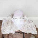 Latest Design Softshell Pu Leather Woman Winter Jacket thumbnail-2