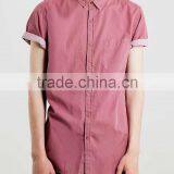 wholesale new design fashion shirts custom cotton short sleeve man shirt