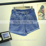 Summer New Design Wholesale Short Jeans Womens Fashion Ladies Short Jeans Pants thumbnail-3