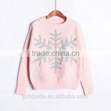 2017 Fashion Sweater New Design Winter Women Knitted Pullover Christmas Sweater thumbnail-5
