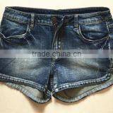 Customer Brand Ladies Denim Blue Jeans Hot Shorts Color Fade Proof thumbnail-1