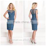 Sexy Lace Knee Length Set Formal Evening Dress for Woman thumbnail-1