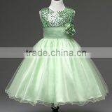 2016 Super Hot Wholesale Flower Girl Dress Girl Wedding Dress Party Flower Dress for Girls thumbnail-3