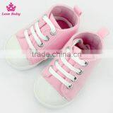 Stylish Pink Newborn Girls Crib Shoes Baby Shoes Toddlers Soft Shoes thumbnail-1