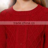 S32487W New 2017 Spring Girls Sweater Kids Knitted Cute O-neck National Style High End Sweaters thumbnail-4