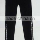 Diamonds Ironning Black Seamless Women Legging thumbnail-1
