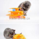 Whosale Crazy Cat Toy Three-Layer Turntable Cat Cat Ball thumbnail-3