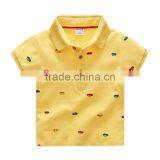 Wholesales Summer Kids Boys Casual Printing Polo T-shirt thumbnail-2