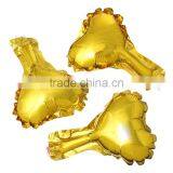 Aluminium Foil Balloons Party Decoration Heart Golden thumbnail-1
