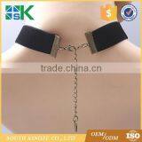 Female Star Style Black Velvet Belt Sun Pattern Simple Antique Lace Choker Necklace thumbnail-3