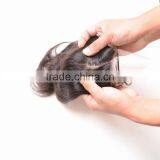 Free Parting Human Hair Closure Piece Hot Sale Top Quality Cheap Silk Base Closure With Baby Hair thumbnail-3