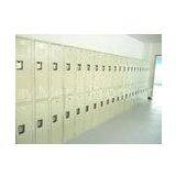 Two Tier 304 Stainless Steel Lockers 1 Door Clothes / Office File Wardrobe thumbnail-1