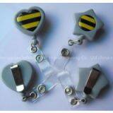 Badge Reel Type Fashion Plastic Retractable id Card Holder Lanyard Badge Holder Yoyo Pull Badgereel thumbnail-3