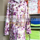 Microfiber Printing Bathrobe