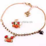 Fashion Chain Anklets With Foot Toe Ring Anklets for Foot,Fashion Jewelry Sets Crab Foot Chain and Toe Ring thumbnail-1