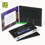 Motion Activated IPS LCD Screens Card Brochure Video Brochure 7 Inch 10inch
