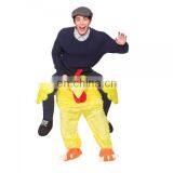 Funny Piggyback Shoulder Ride Pick Me Up Chicken Costume