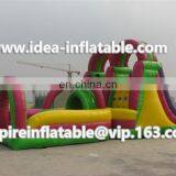 Custom Made Inflatable Obstacle Course For Kids Amusement Game ID-OB027