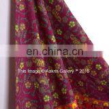 Maroon Color Barmeri Mandala Bhala Design Tapestry Double Indian Handmade Tapestry 92x82 Indian Tapestry thumbnail-4