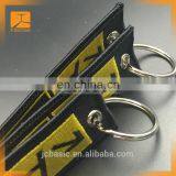 Red Laser Cutting Acrylic Keychain/ a Set of 2 Heart Shaped Bag Tag/ Plexiglass Key Circle