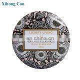 Wholesale Custom Printed Emboss Small Round New Scented Soy Candle Tin Box thumbnail-5