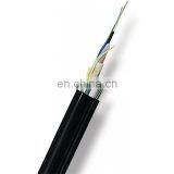 outdoor 12 core figure 8 type aerial fiber optic cable GYTC8S with steel tape directly fixed on pole power