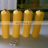 EN12205 DOT39 1L припаянный газовый баллон для газов Mapp Pro, пропана, R134a